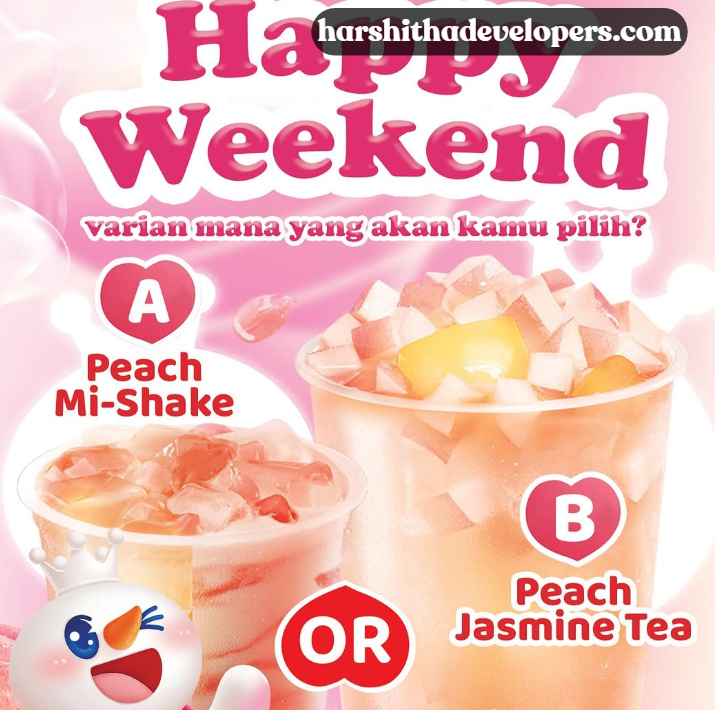 Segarnya Peach Mi-Shake vs Peach Jasmine Tea, Kamu Pilih yang Mana?